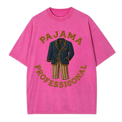 Pajama Professional  - Vintage T-shirt - Dusty Rose(Rose)