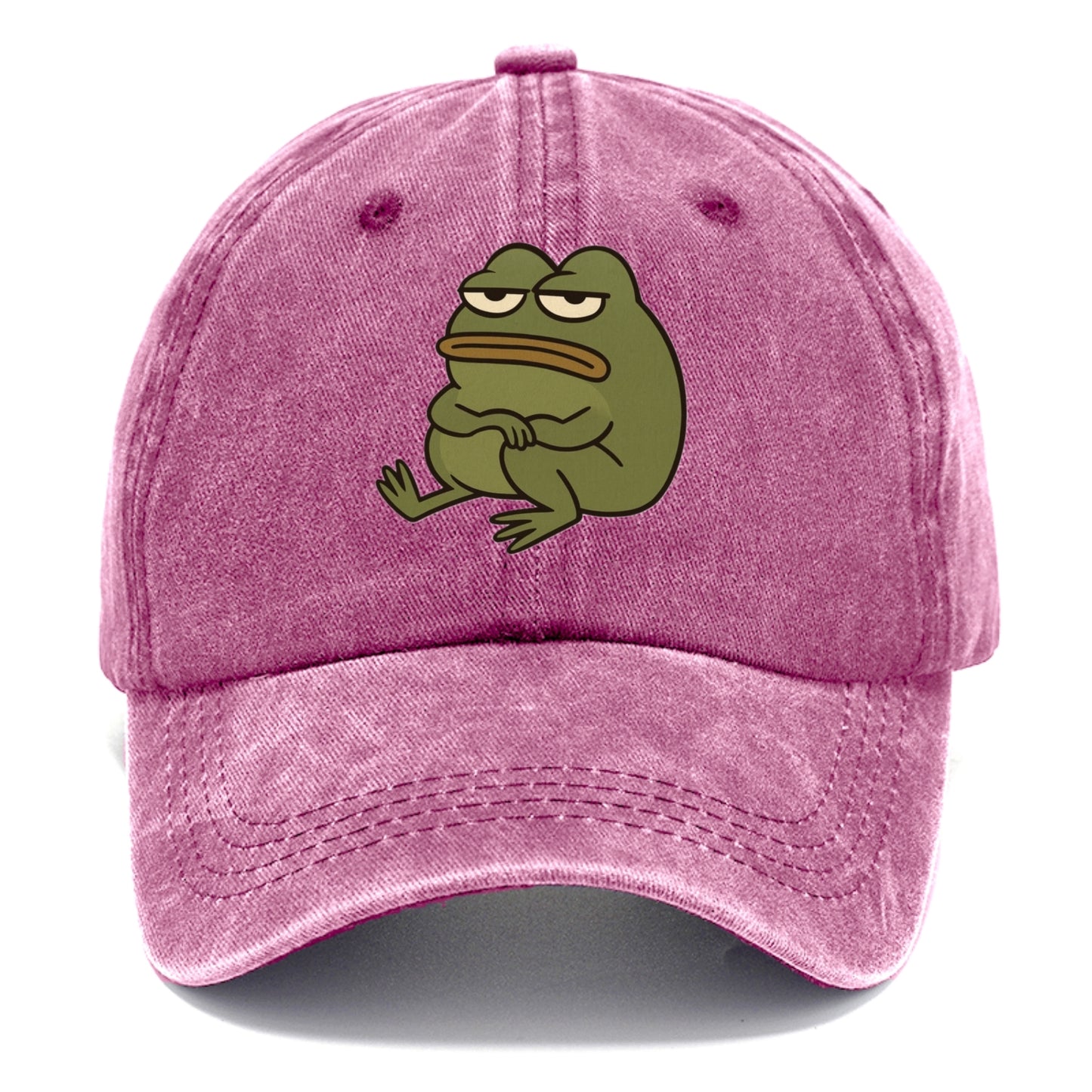 The Frog Judges Silently - Classic Cap - Dusty Rose(Rose)