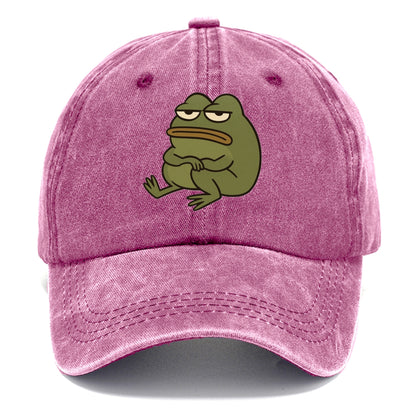 The Frog Judges Silently - Classic Cap - Dusty Rose(Rose)