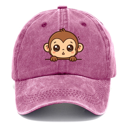 Baby Monkey  - Classic Cap - Dusty Rose(Rose)