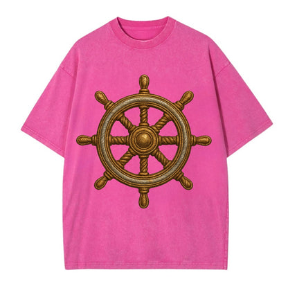 Ship's Wheel  - Vintage T-shirt - Dusty Rose(Rose)