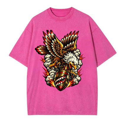 War Eagle Dive - Vintage T-shirt - Dusty Rose(Rose)
