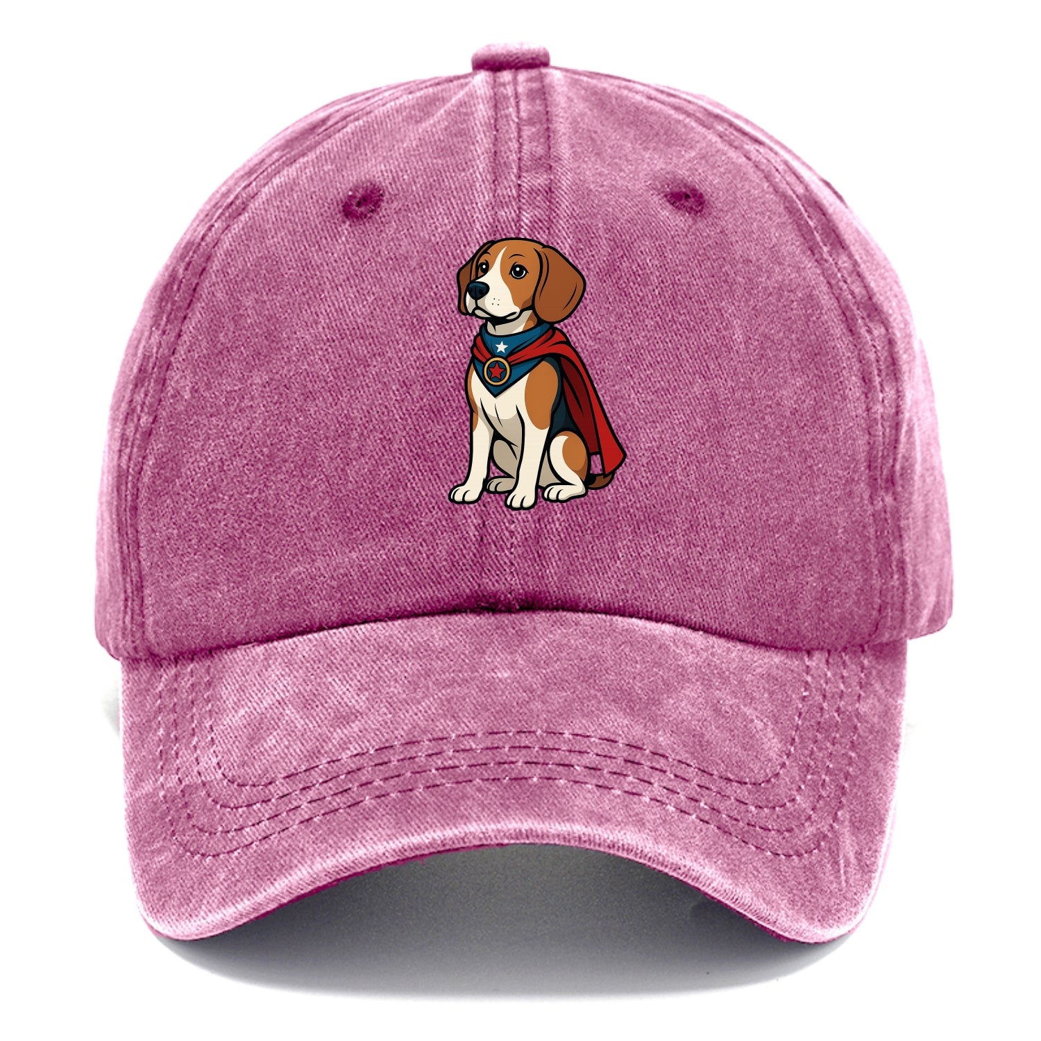Beagle Patriotic Hero  - Classic Cap - Dusty Rose(Rose)