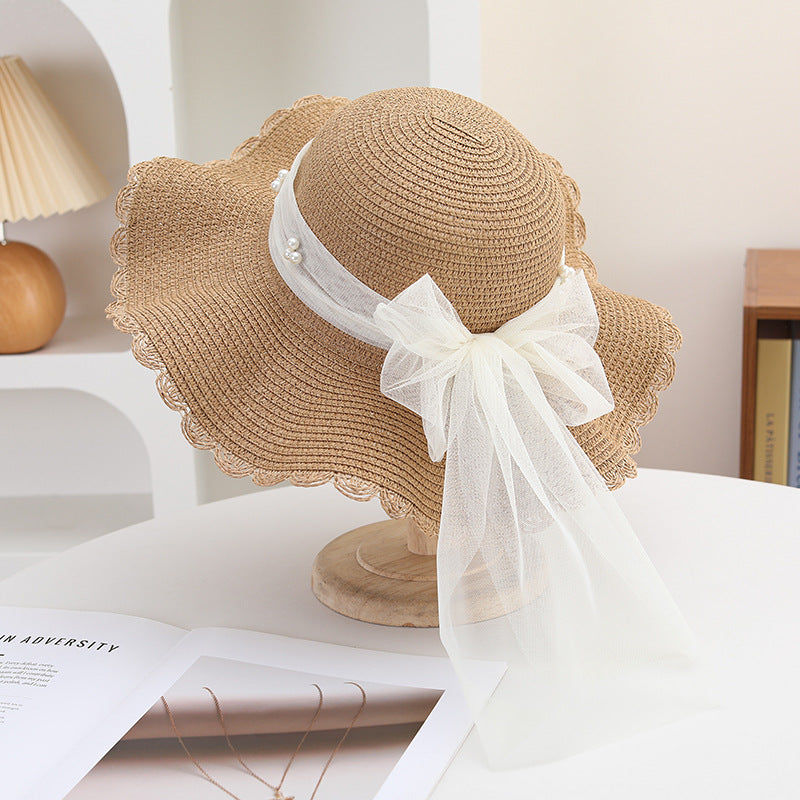 Elegant Big Brim Straw Sun Hat for Women