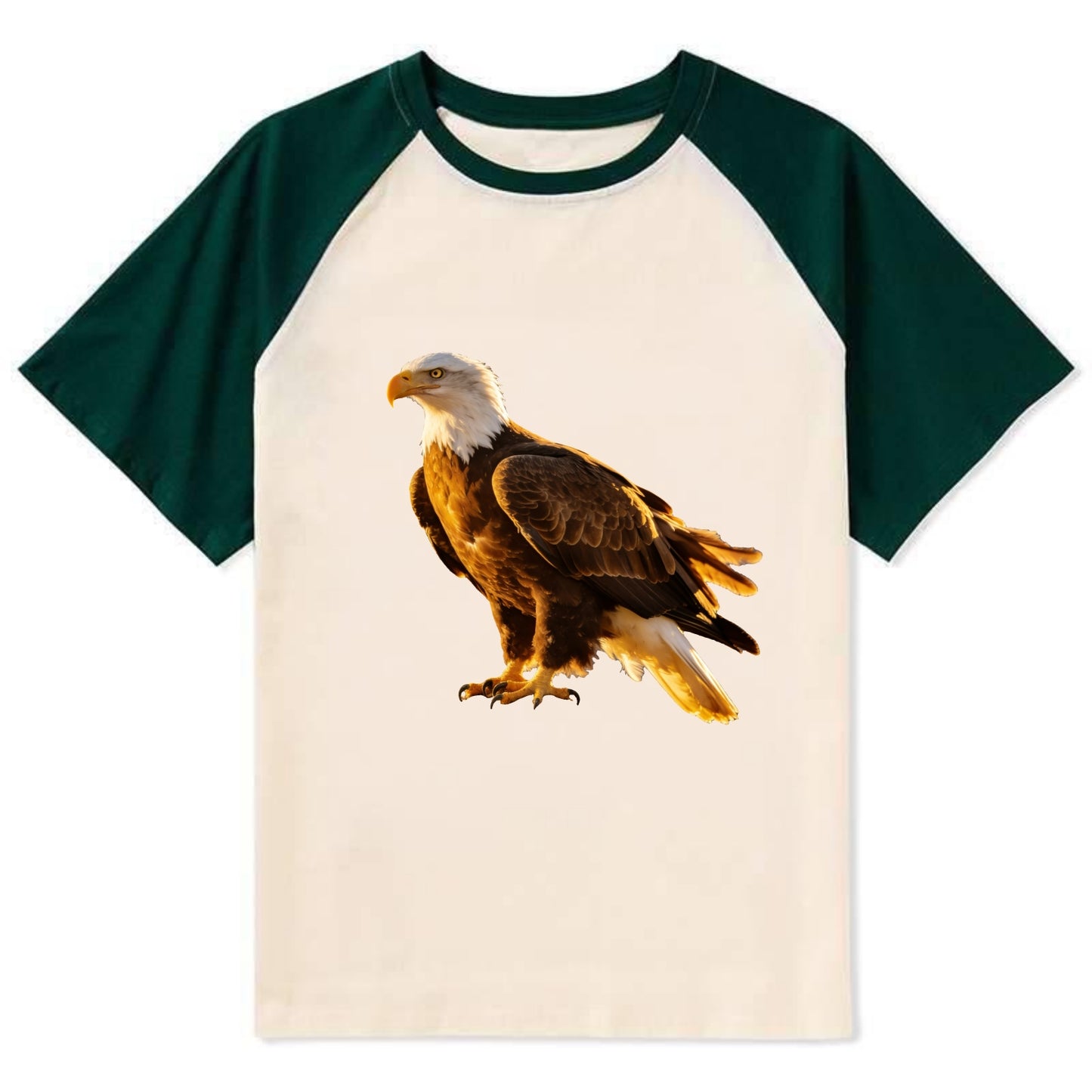 Eagle - Contrast Raglan T-shirt