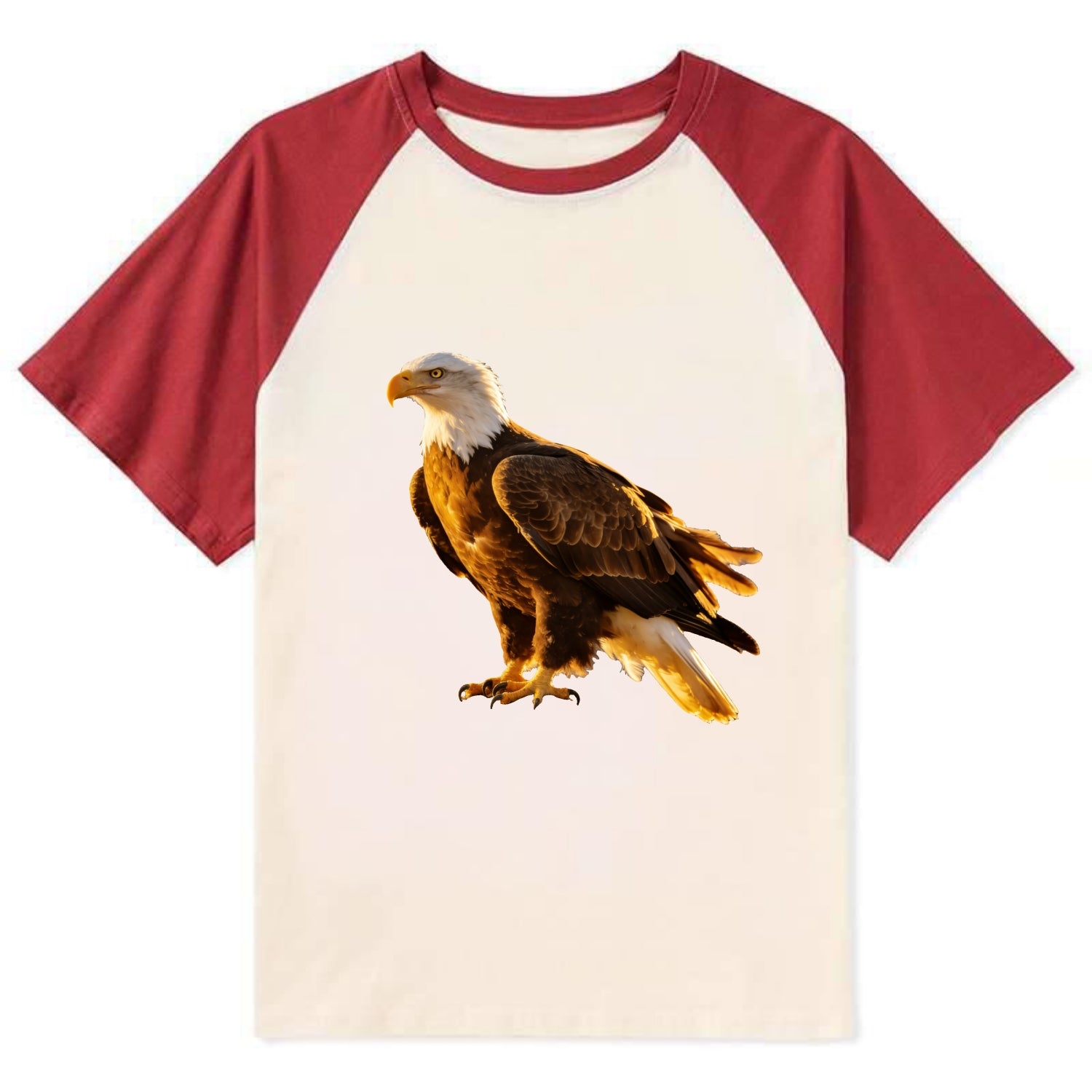 Eagle - Contrast Raglan T-shirt