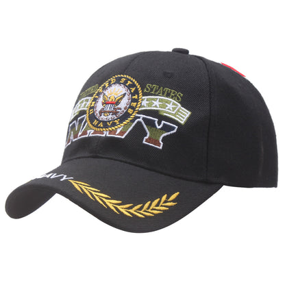 Embroidered Eagle American Flag Baseball Cap