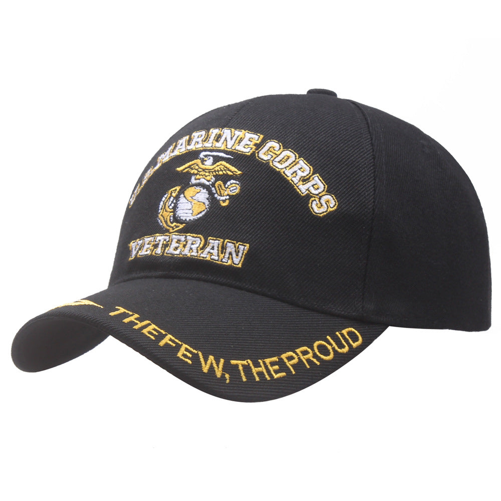 Embroidered Eagle American Flag Baseball Cap