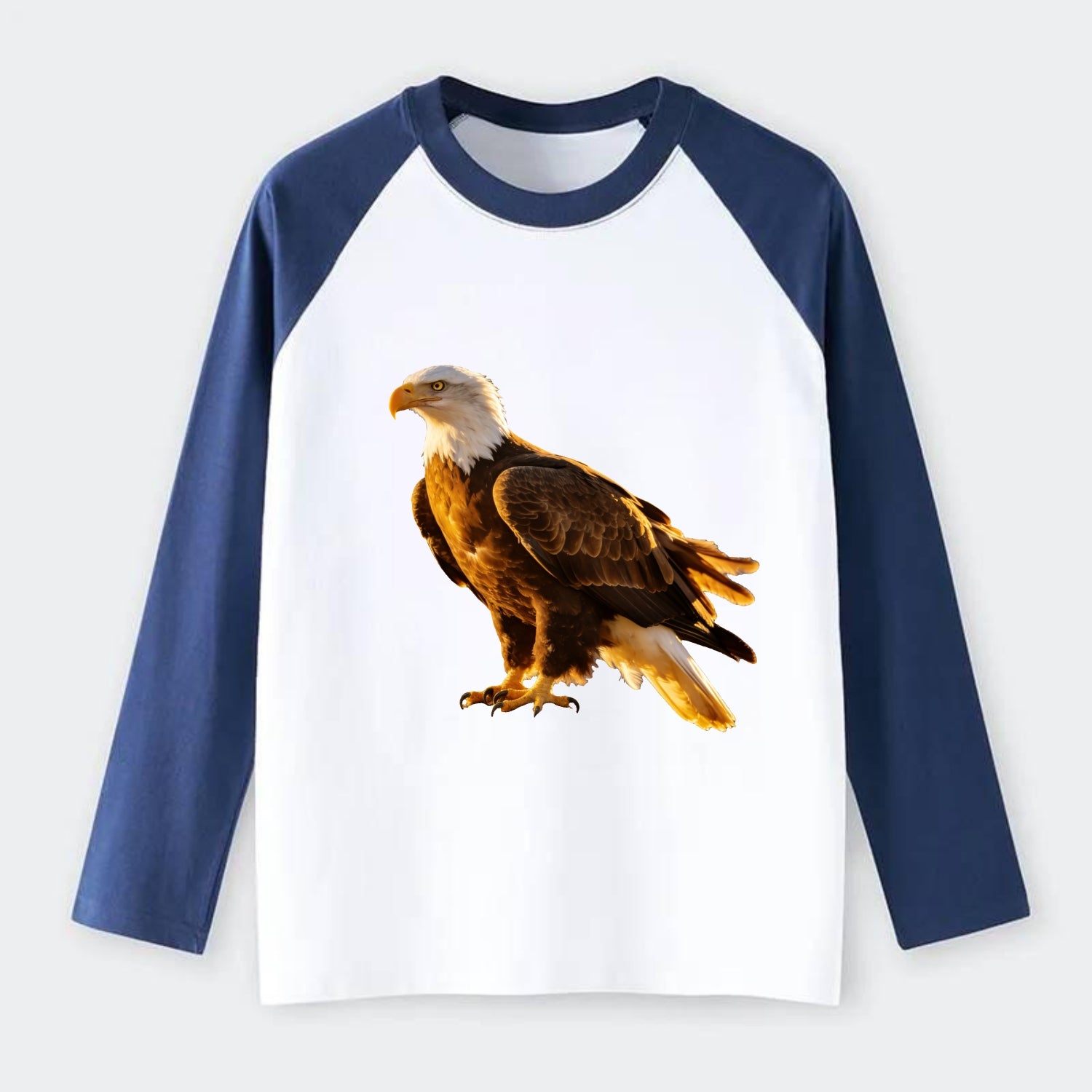 Eagle - Raglan Long Sleeve T-Shirt