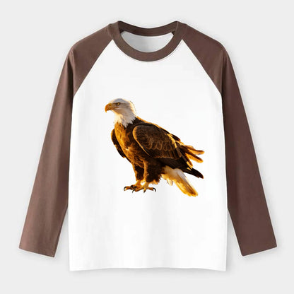 Eagle - Raglan Long Sleeve T-Shirt