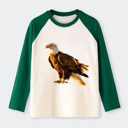 Eagle - Raglan Long Sleeve T-Shirt