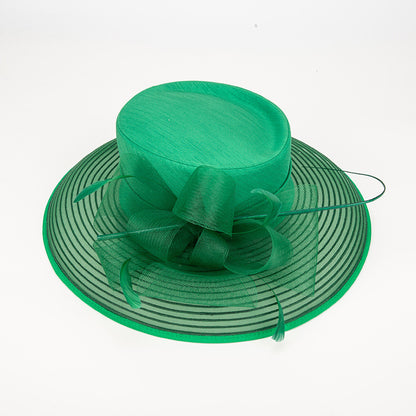 Elegant Vintage Wide Brim Sun Hat for Women