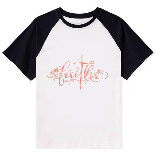 Faith - Contrast Raglan T-shirt