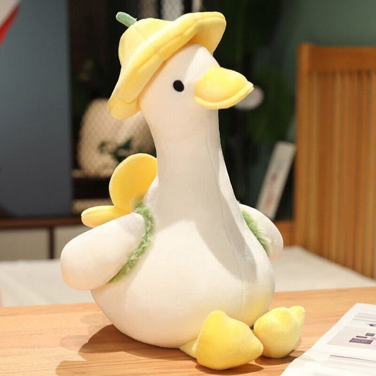 Flower Duck Plush Pillow: Cozy Cuddles for Kids