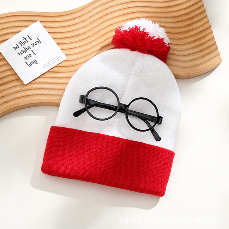 Festive Pom-Pom Knit Hats for Parties & Holidays