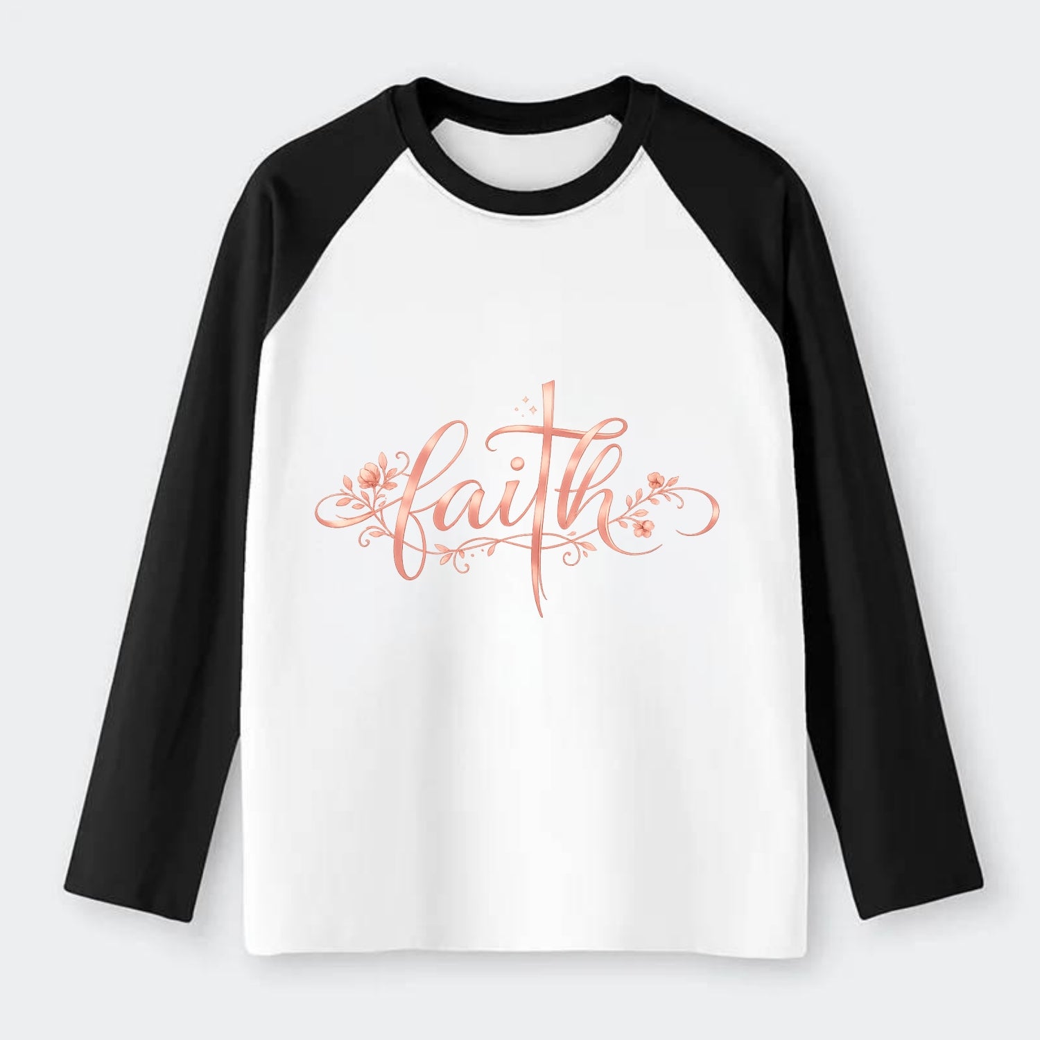 Faith - Raglan Long Sleeve T-Shirt