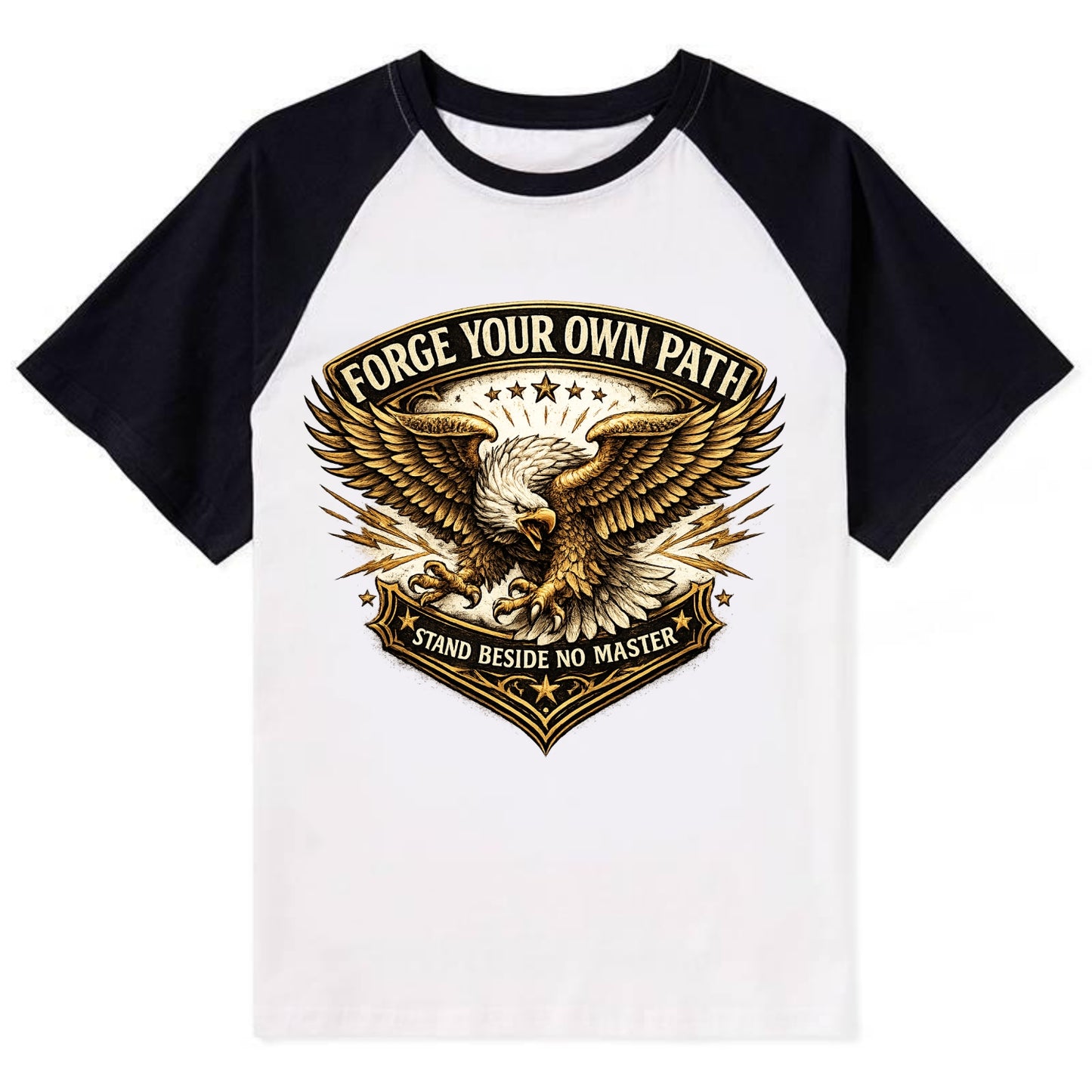Forge Your Own Path - Contrast Raglan T-shirt