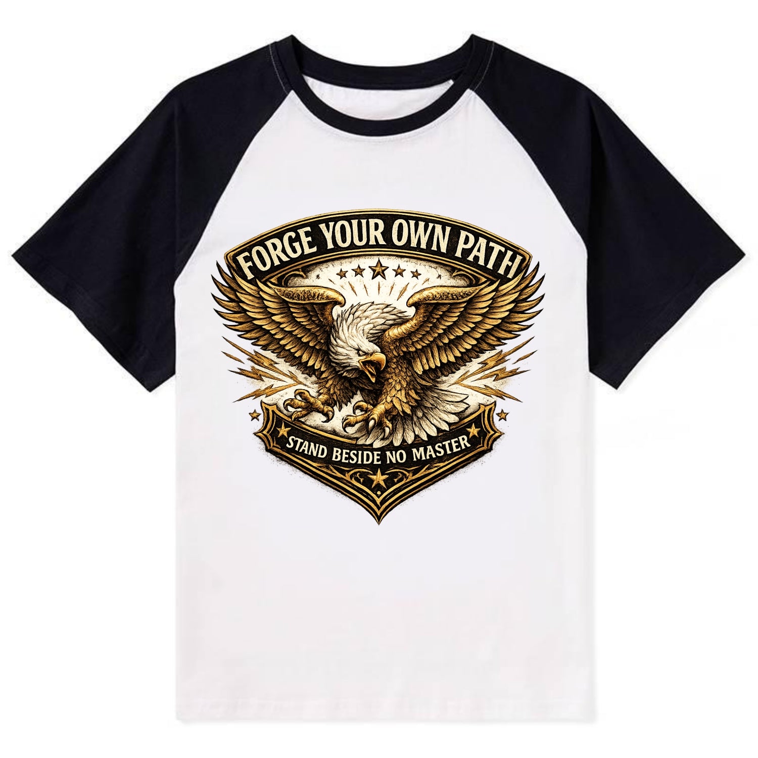 Forge Your Own Path - Contrast Raglan T-shirt
