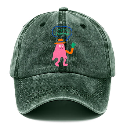 GHOSTING IS NORMAL | Transparent ghost texting - Classic Cap - Forest Mist(Green)