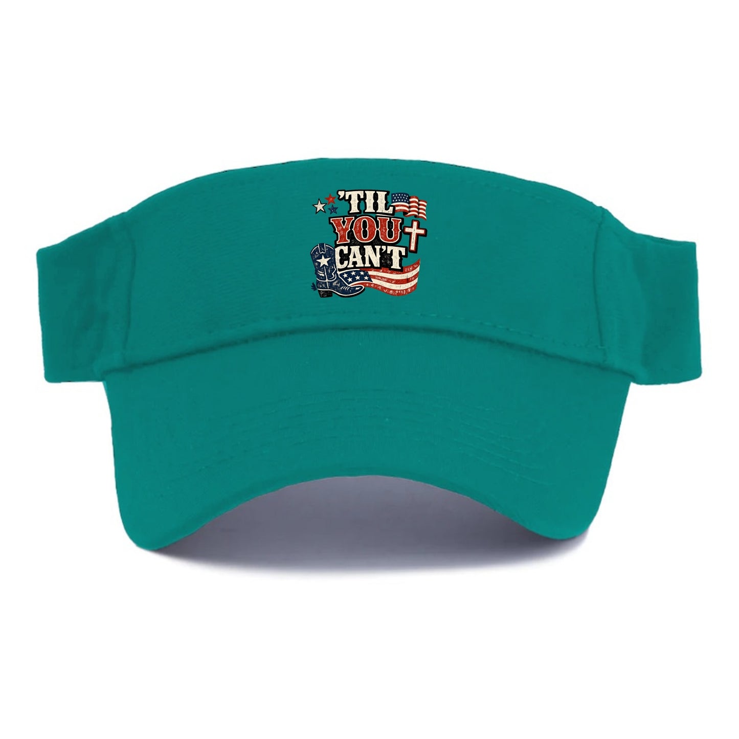Til You Cant - Patriot Cross - Visor - Forest Mist(Green)