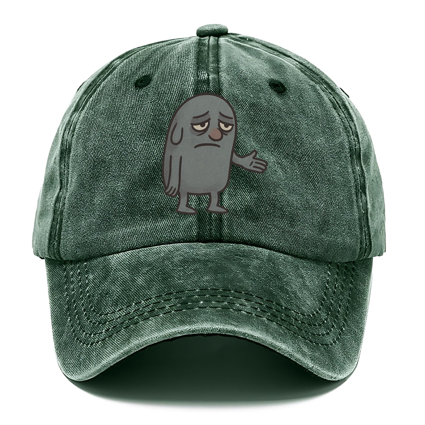 FOLLOWERS ARE GHOSTS | Transparent crowd following nobody - Classic Cap - Forest Mist(Green)