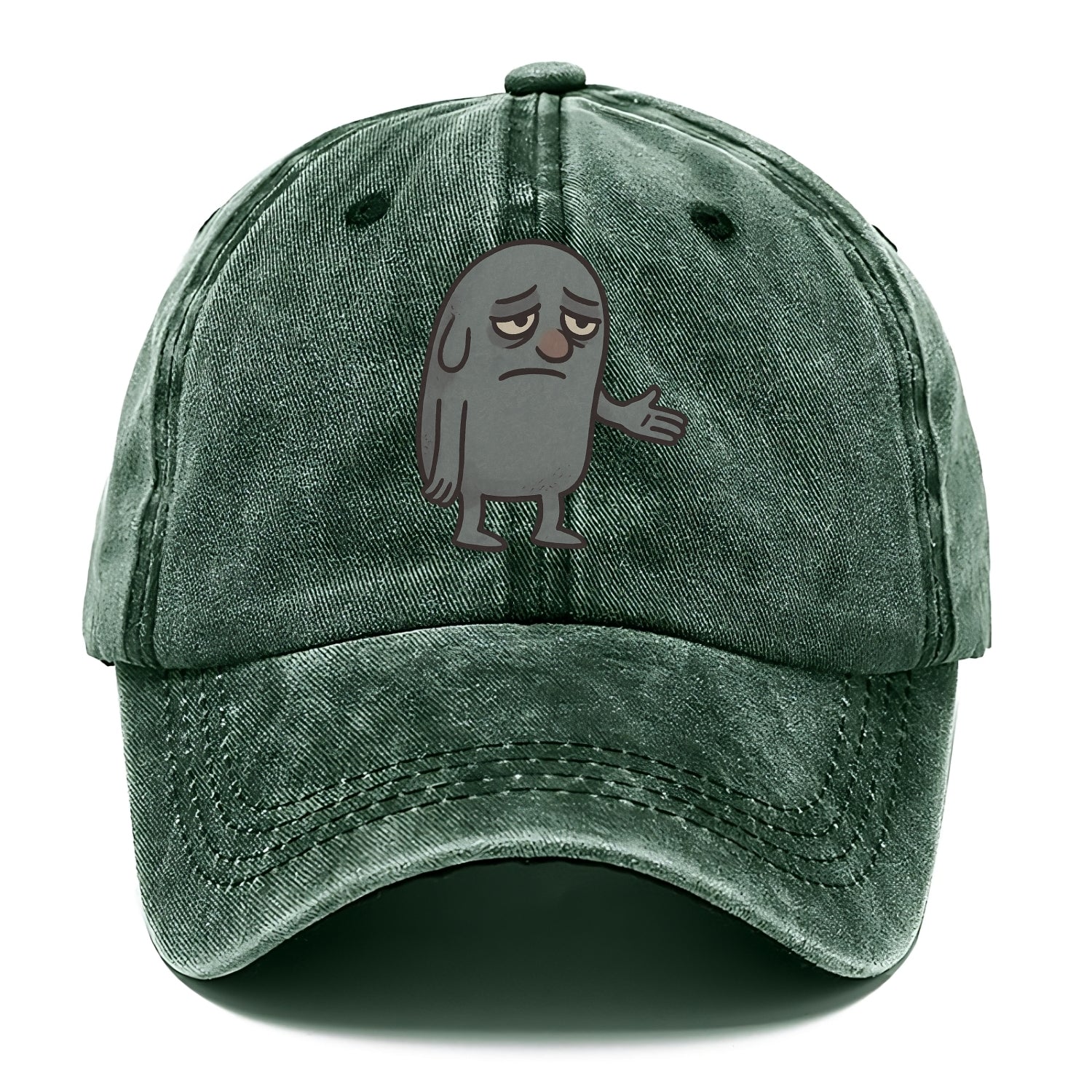 FOLLOWERS ARE GHOSTS | Transparent crowd following nobody - Classic Cap - Forest Mist(Green)