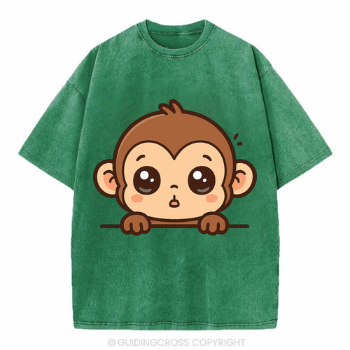 Baby Monkey  - Vintage T-shirt