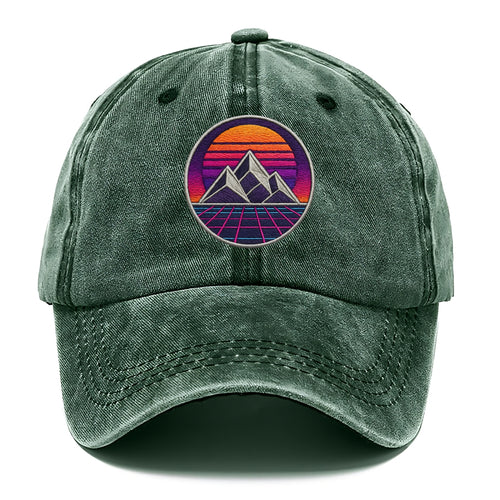 Retrowave Mountains - Classic Cap