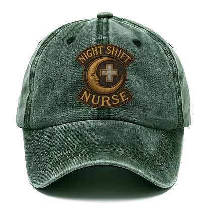 Night Shift Nurse  - Classic Cap - Forest Mist(Green)