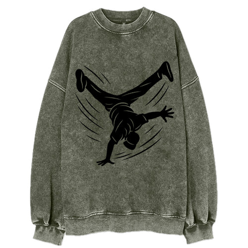 Breakdancer windmill move - Vintage Sweatshirt