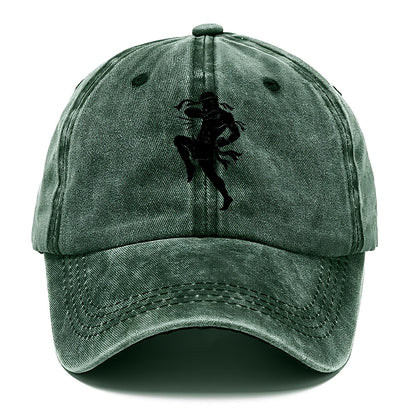 Thai Muay Thai fighter elbow strike - Classic Cap - Forest Mist(Green)
