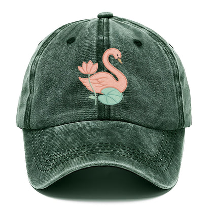 Coral Swan - Classic Cap - Forest Mist(Green)