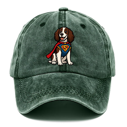Springer Spaniel Friendly Hero  - Classic Cap - Forest Mist(Green)