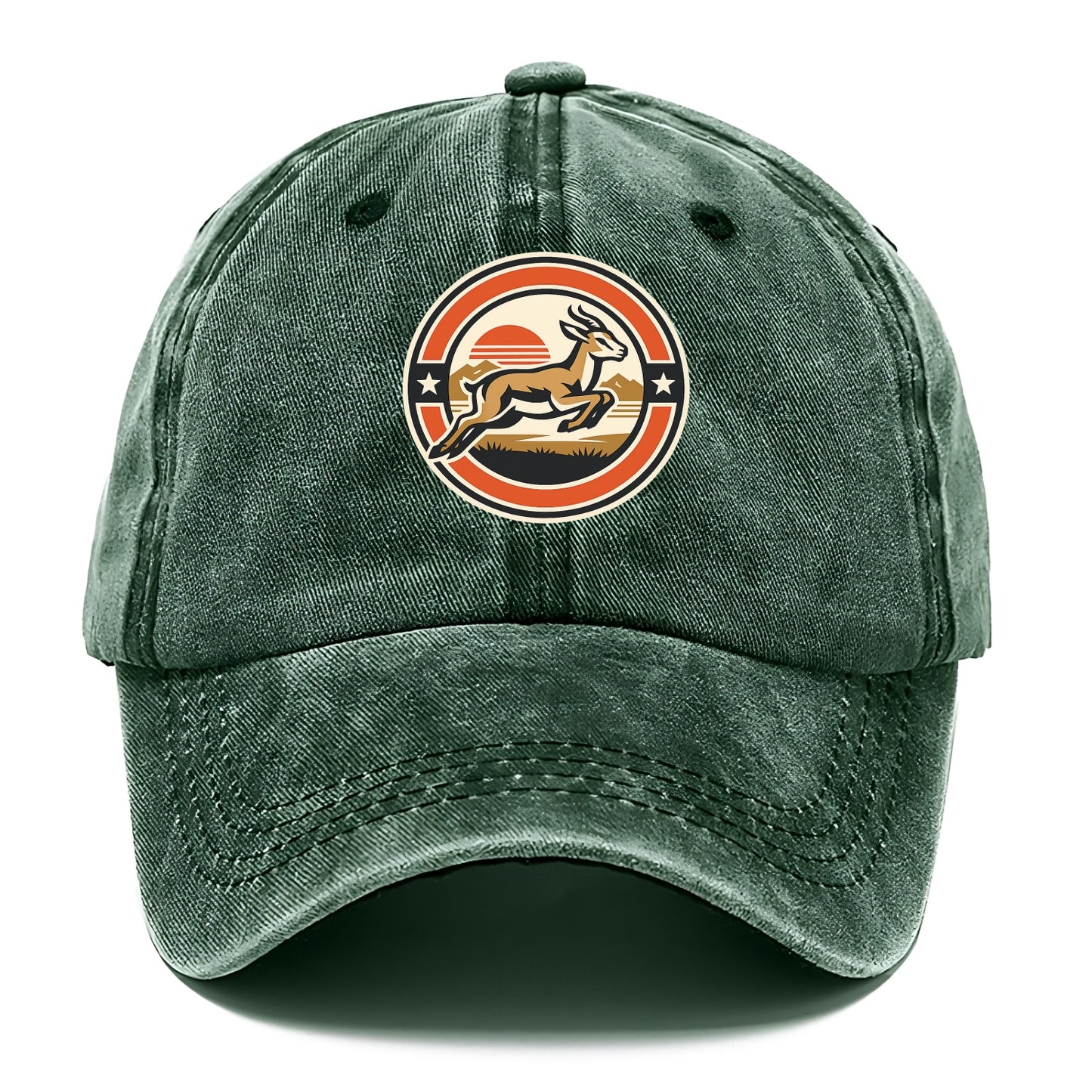 Proud Springbok Emblem - Classic Cap - Forest Mist(Green)