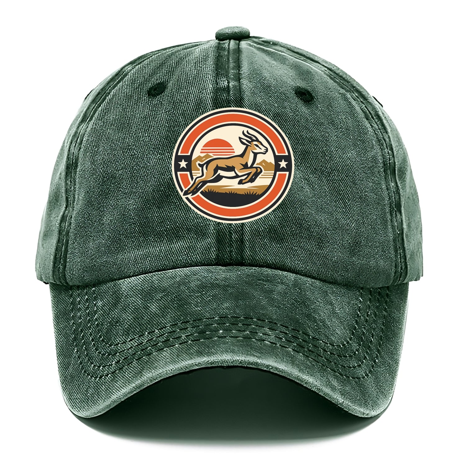 Proud Springbok Emblem - Classic Cap - Forest Mist(Green)