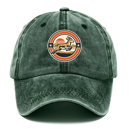 Proud Springbok Emblem - Classic Cap - Forest Mist(Green)