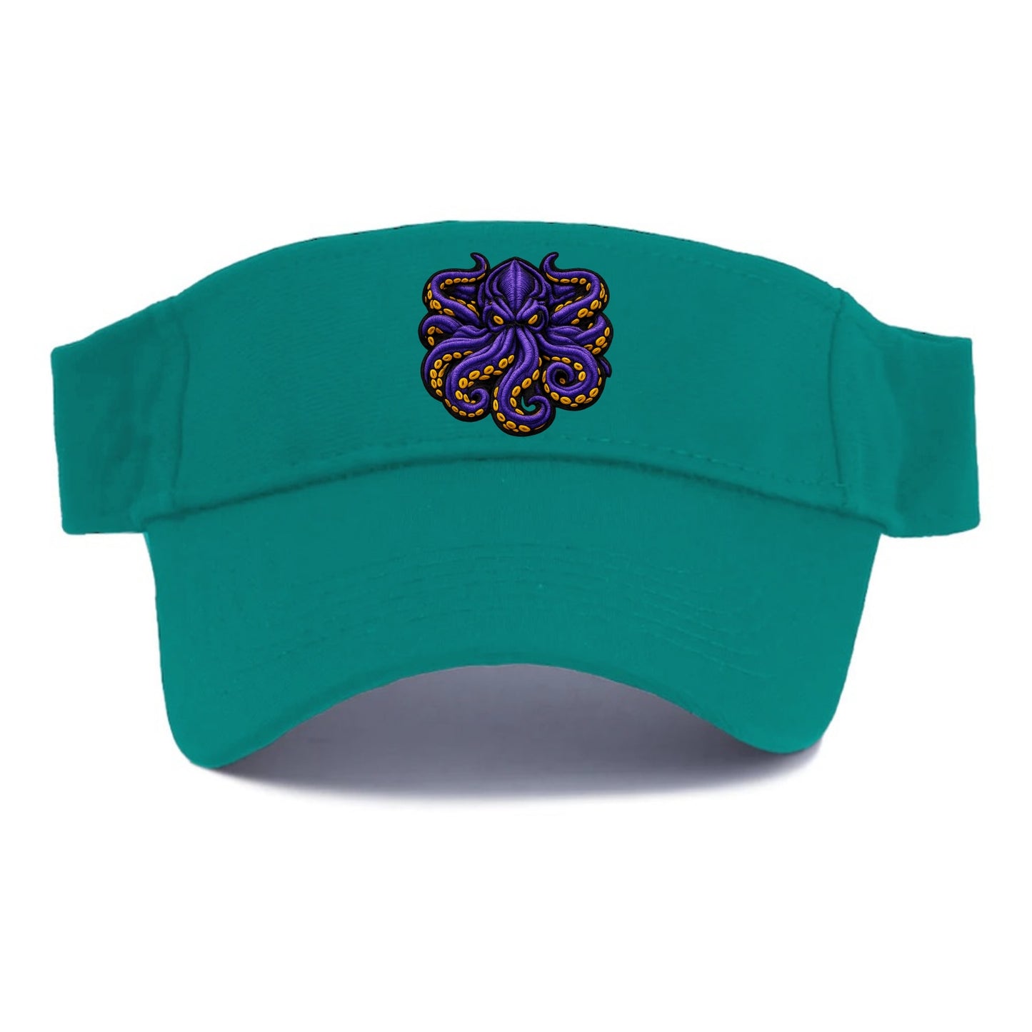 KRAKEN TENTACLES - sea monster in purple and black , deep sea - Visor - Forest Mist(Green)