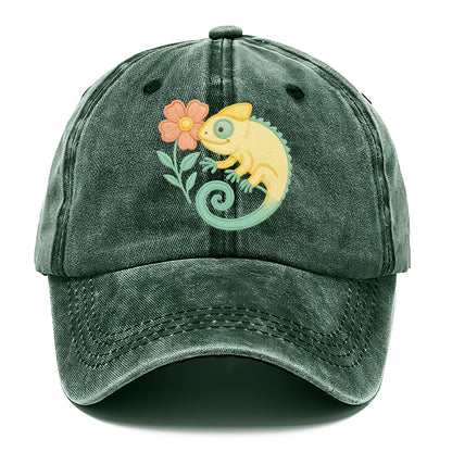 Yellow Chameleon - Classic Cap - Forest Mist(Green)