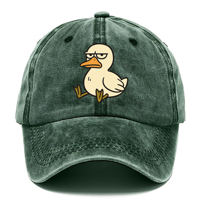 The Duck Judging Silently - Classic Cap - Forest Mist(Green)