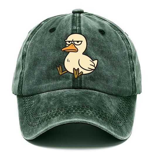 The Duck Judging Silently - Classic Cap - Forest Mist(Green)