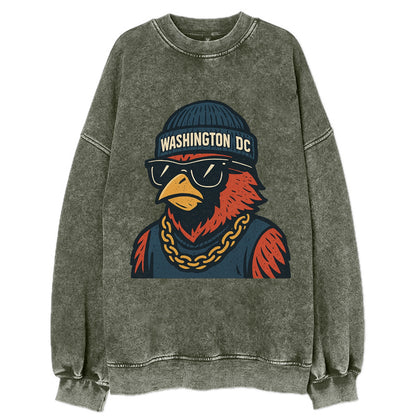 "cardinal" "washington Dc" "dc" "navy" "us East" - Vintage Sweatshirt - Forest Mist(Green)