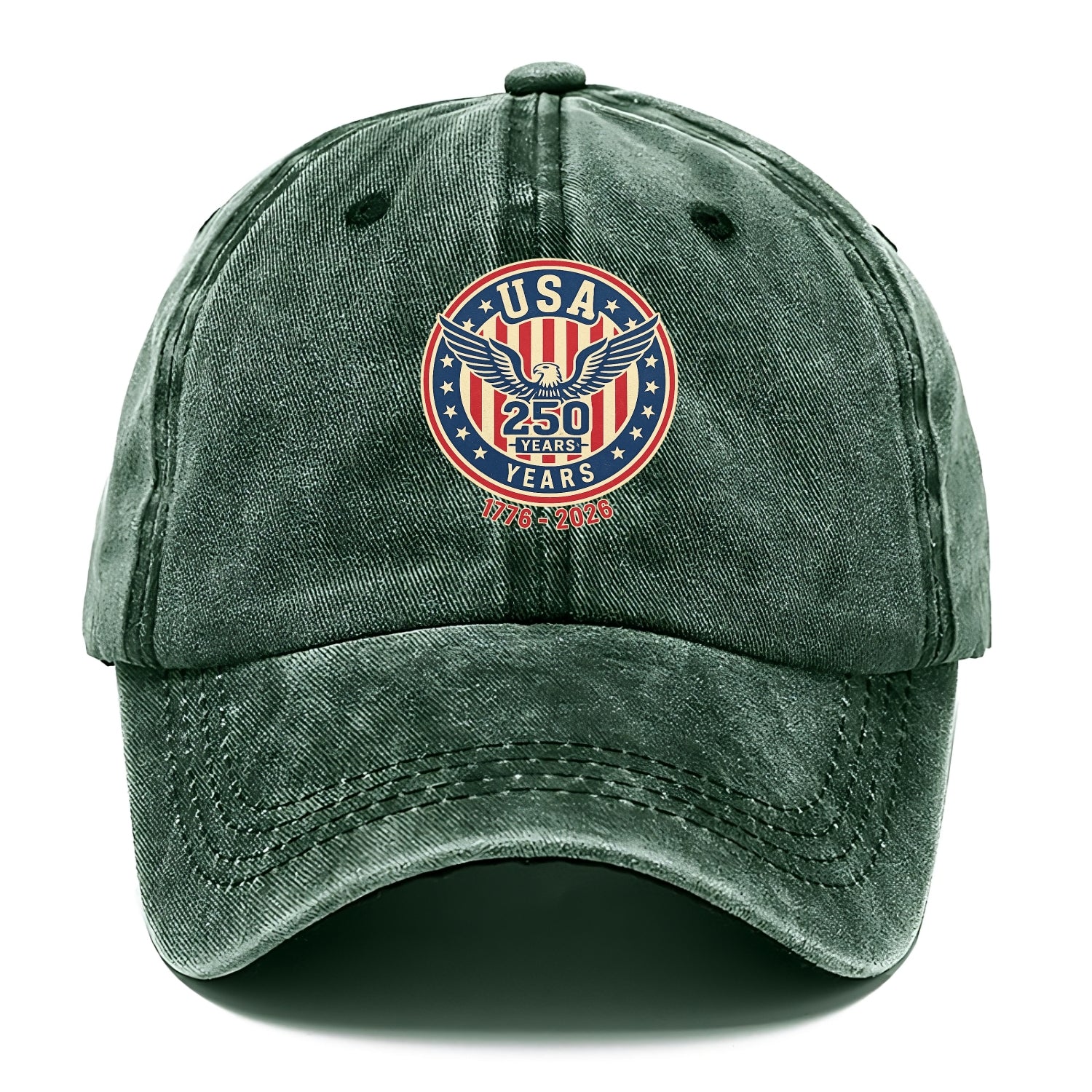 Usa 250 Years Eagle Seal - Classic Cap - Forest Mist(Green)