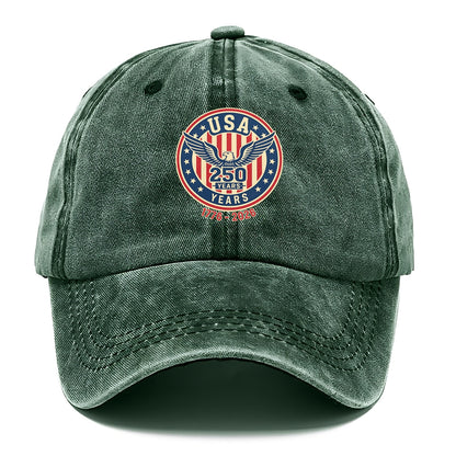 Usa 250 Years Eagle Seal - Classic Cap - Forest Mist(Green)