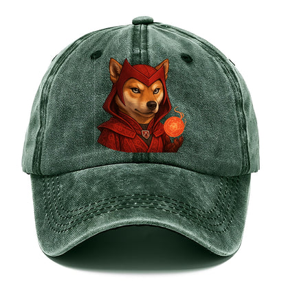 Shiba Inu Scarlet Witch  - Classic Cap - Forest Mist(Green)