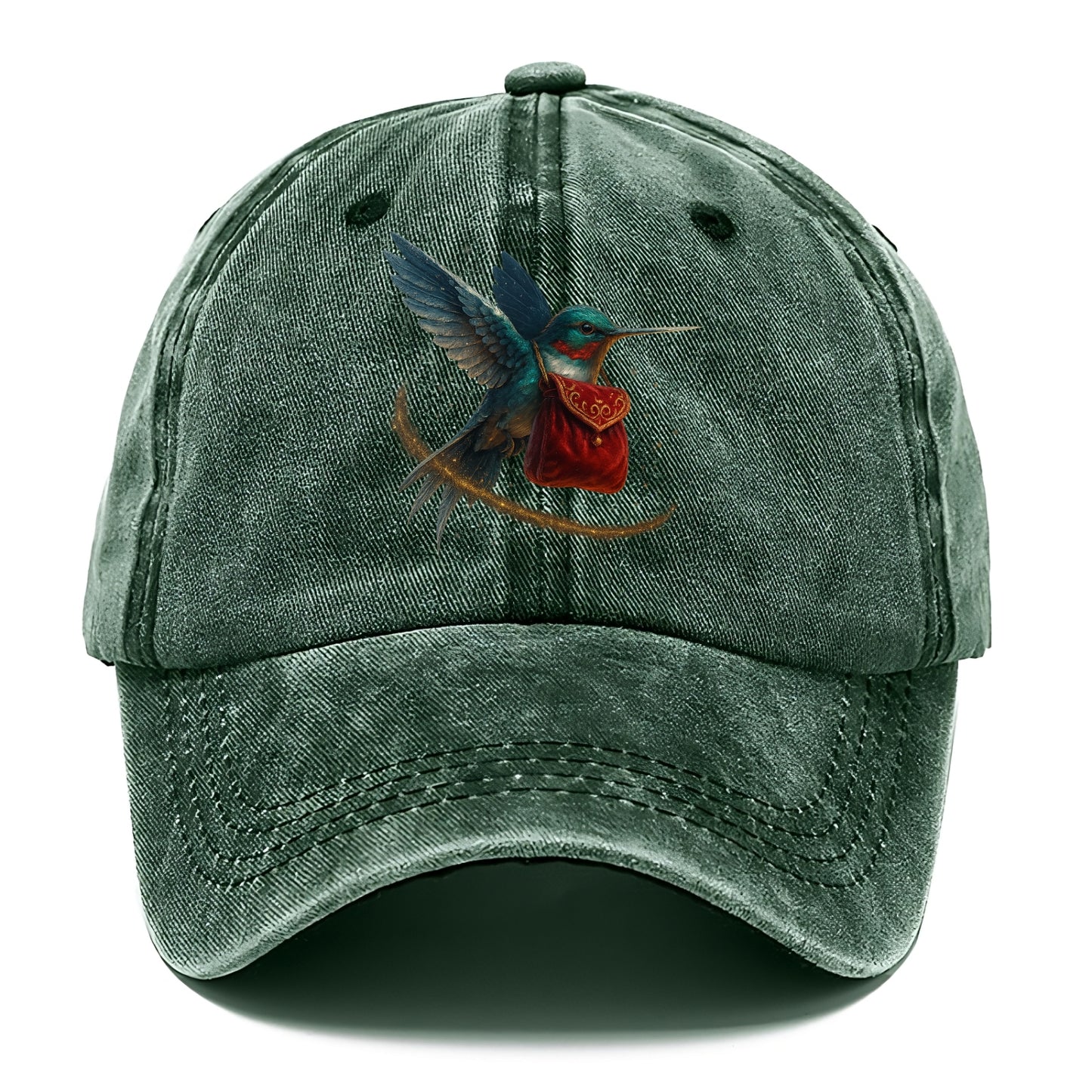 Frostbite Hummingbird Courier  - Classic Cap - Forest Mist(Green)