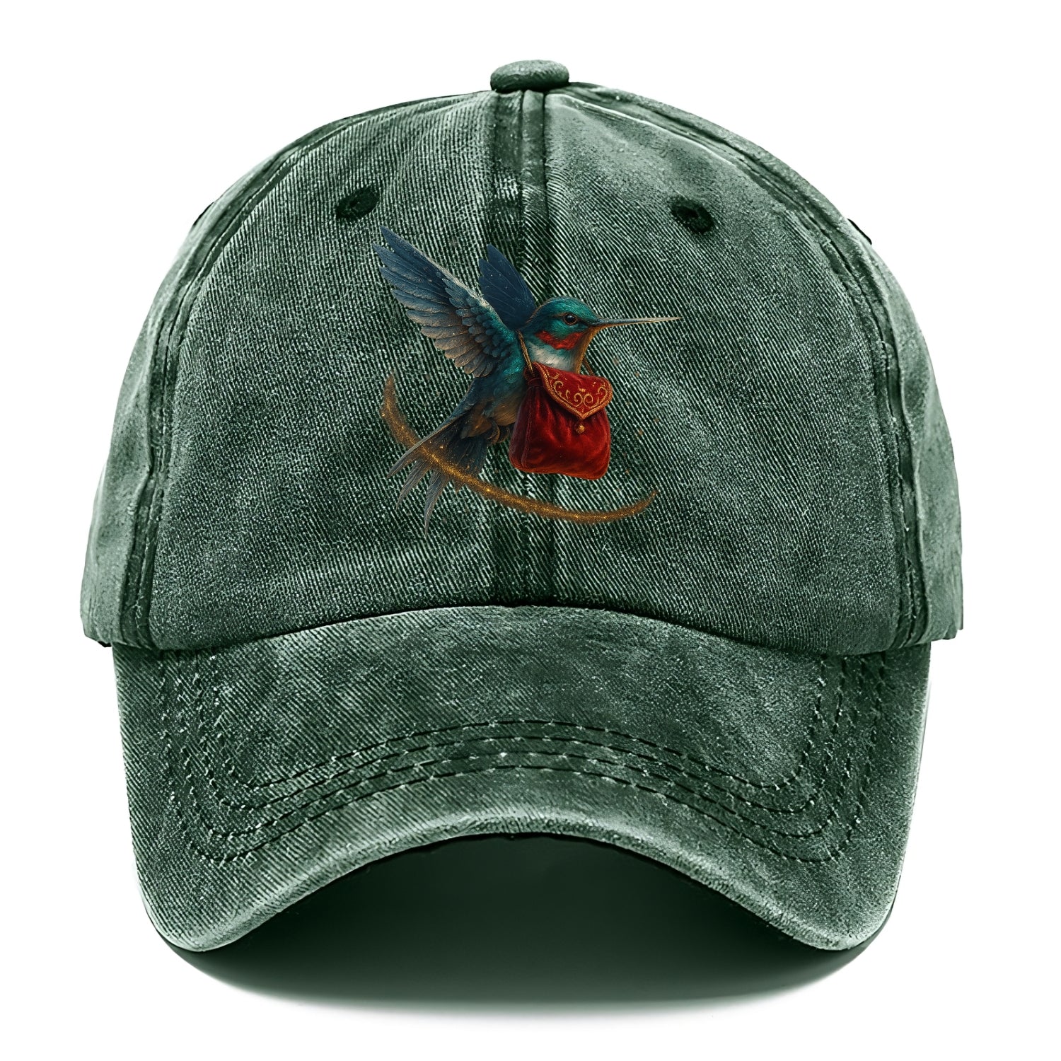 Frostbite Hummingbird Courier  - Classic Cap - Forest Mist(Green)
