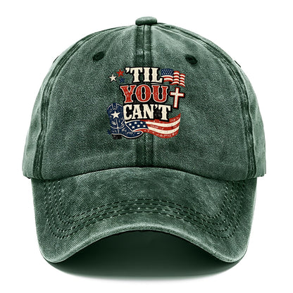 Til You Cant - Patriot Cross - Classic Cap - Forest Mist(Green)