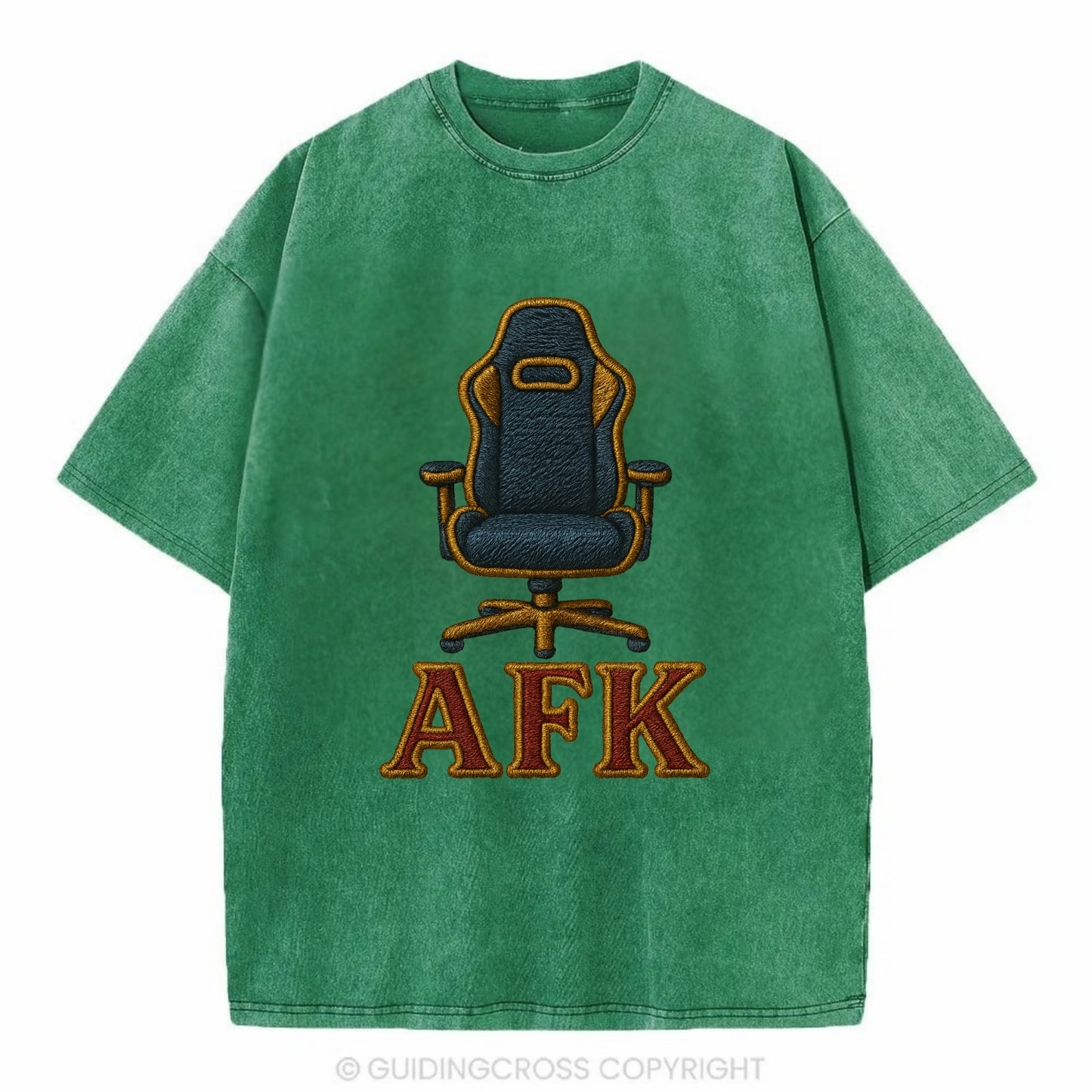 AFK   - Vintage T-shirt - Forest Mist(Green)