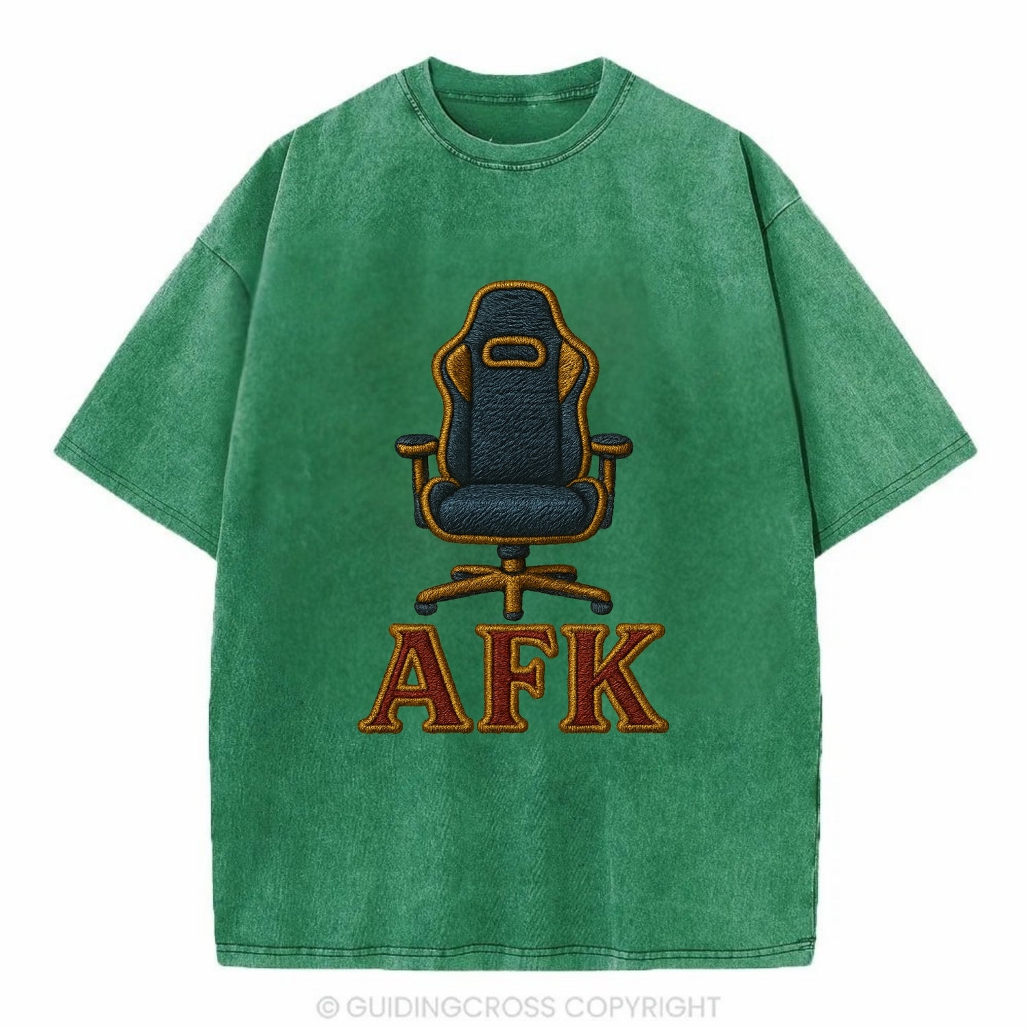 AFK   - Vintage T-shirt - Forest Mist(Green)