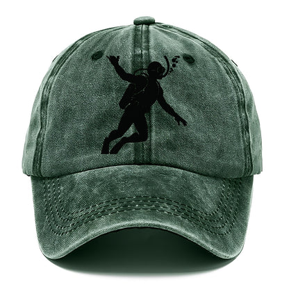 Scuba diver descending with gear - Classic Cap - Forest Mist(Green)